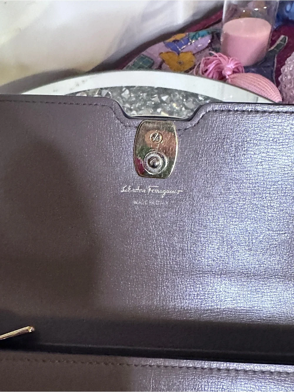 Authentic Salvatore Ferragamo Vara Bow Continental Wallet.